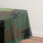 Nappe Motif Camouflage Vert, Votre nom, Personnaliser (In Situ)