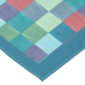 Nappe Motif Carré À damiers surface composée rétro multi (Angle)