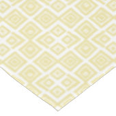 Nappe Motif Carré Abstrait jaune (Angle)
