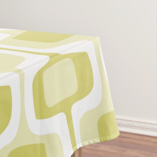 Nappe Motif Carré Abstrait jaune muet (In Situ)