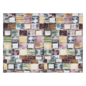 Nappe Motif carré coloré (Devant (Horizontal))