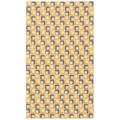Nappe motif carré les années 70 rétro de formes (Devant)