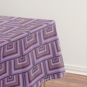Nappe Motif carré rayures