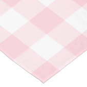 Nappe Motif carreaux gingham rustique rose (Angle)
