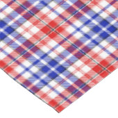 Nappe Motif carreaux tartan bleu rouge blanc (Angle)