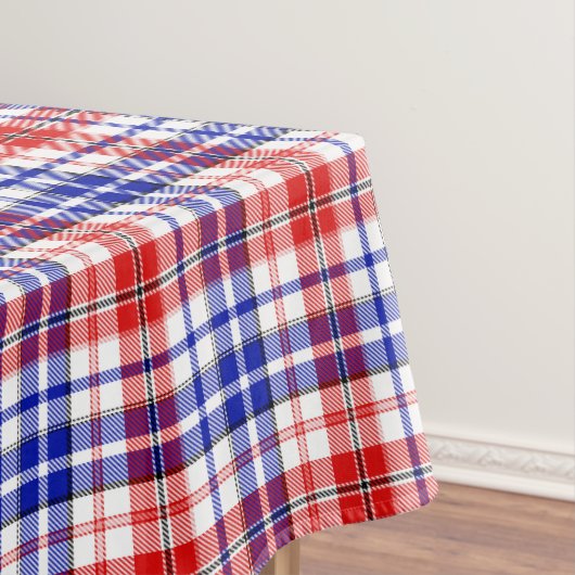 Nappe Motif carreaux tartan bleu rouge blanc (In Situ)