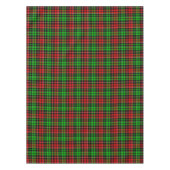 Nappe Motif carreaux tartan noir rouge vert (Devant)
