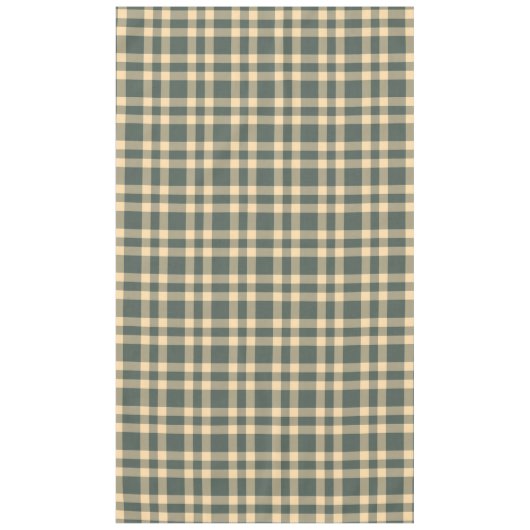 Nappe Motif carreaux vert jaune (Devant)