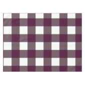 Nappe Motif carreaux violet de buffle de mûre (Devant (Horizontal))