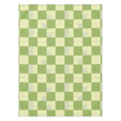 Nappe Motif Carrelage vert et crème À damiers (Devant)