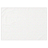 Nappe motif carrelé saupoudré blanc (Devant (Horizontal))