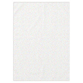 Nappe motif carrelé saupoudré blanc (Devant)