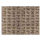 Nappe Motif celtique antique d'alphabet de runes (Devant (Horizontal))