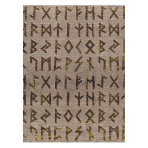 Nappe Motif celtique antique d'alphabet de runes