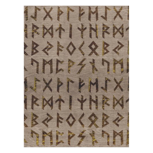 Nappe Motif celtique antique d'alphabet de runes (Devant)
