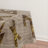 Nappe Motif celtique antique d'alphabet de runes (In Situ)