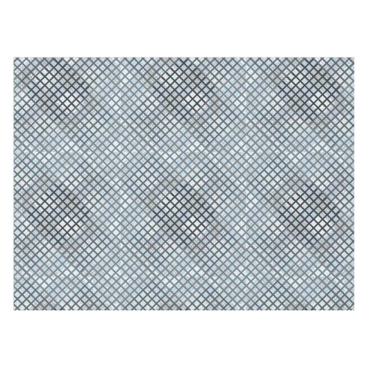 Nappe Motif Checker en diagonale gris 02,w Lblue BG (Devant (Horizontal))