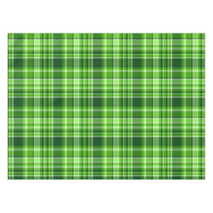 Nappe Motif Checkered de couleur verte