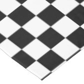 Nappe Motif chèque À damiers noir blanc (Angle)