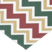 Nappe Motif Chevron blanc rouge vert (Angle)