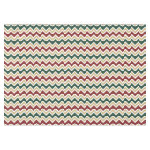 Nappe Motif Chevron blanc rouge vert (Devant (Horizontal))