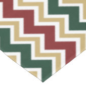 Nappe Motif Chevron blanc rouge vert (Angle)