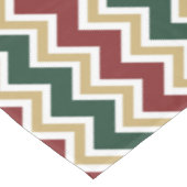 Nappe Motif Chevron blanc rouge vert (Angle)