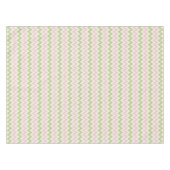 Nappe Motif chevron géométrique rose et vert chic (Devant (Horizontal))