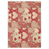 Nappe Motif Chic Red Patchwork (Devant)