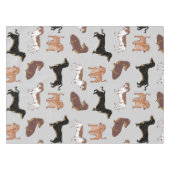 Nappe Motif chien Dachshund (Devant (Horizontal))