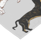 Nappe Motif chien Dachshund (Angle)