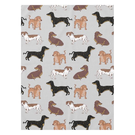 Nappe Motif chien Dachshund (Devant)