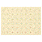 Nappe Motif circulaire à verrouillage géométrique rétro (Devant (Horizontal))