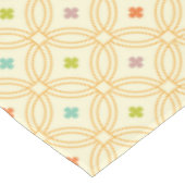 Nappe Motif circulaire à verrouillage géométrique rétro (Angle)