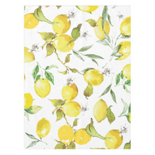 Nappe Motif citron aquarelle