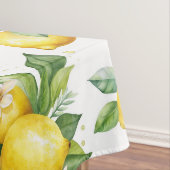 Nappe Motif citron, Fleurs de citron, Feuilles, Citrus (In Situ)