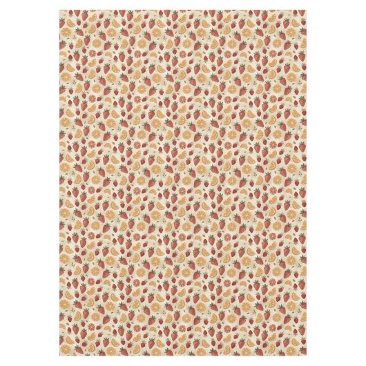 Nappe Motif Citron Fraise (Devant)