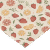 Nappe Motif Citron Fraise (Angle)
