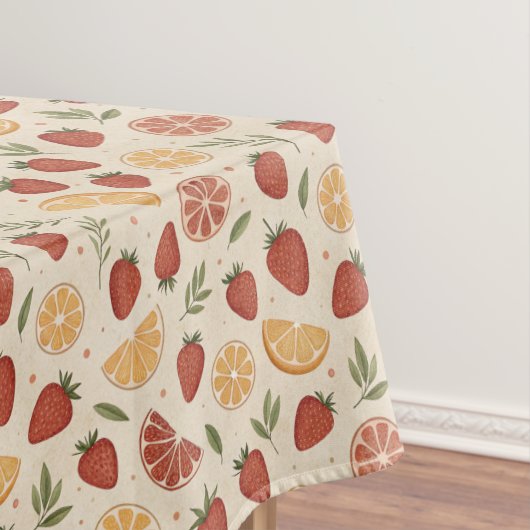 Nappe Motif Citron Fraise (In Situ)