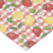 Nappe Motif citron fraise (Angle)