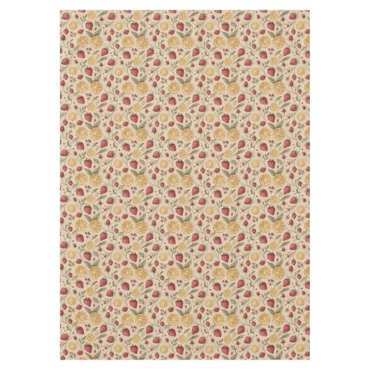 Nappe Motif citron fraise (Devant)