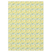 Nappe Motif citron jaune aquarelle (Devant)