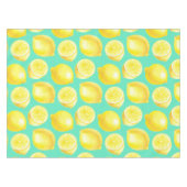 Nappe Motif citrons aquarelle (Devant (Horizontal))