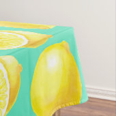Nappe Motif citrons aquarelle (In Situ)