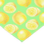 Nappe Motif citrons aquarelle (Angle)