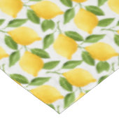 Nappe motif citrons d'aquarelle (Angle)