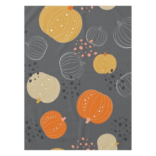 Nappe motif citrouille (Devant)