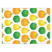 Nappe motif citrouille aquarelle (Devant (Horizontal))