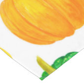 Nappe motif citrouille aquarelle (Angle)