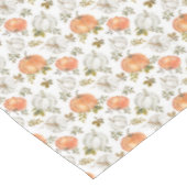 Nappe Motif Citrouille d'aquarelle d'automne (Angle)